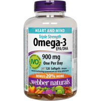 Webber Naturals® Triple Strength Omega-3 900 mg EPA/DHA 200 softgels